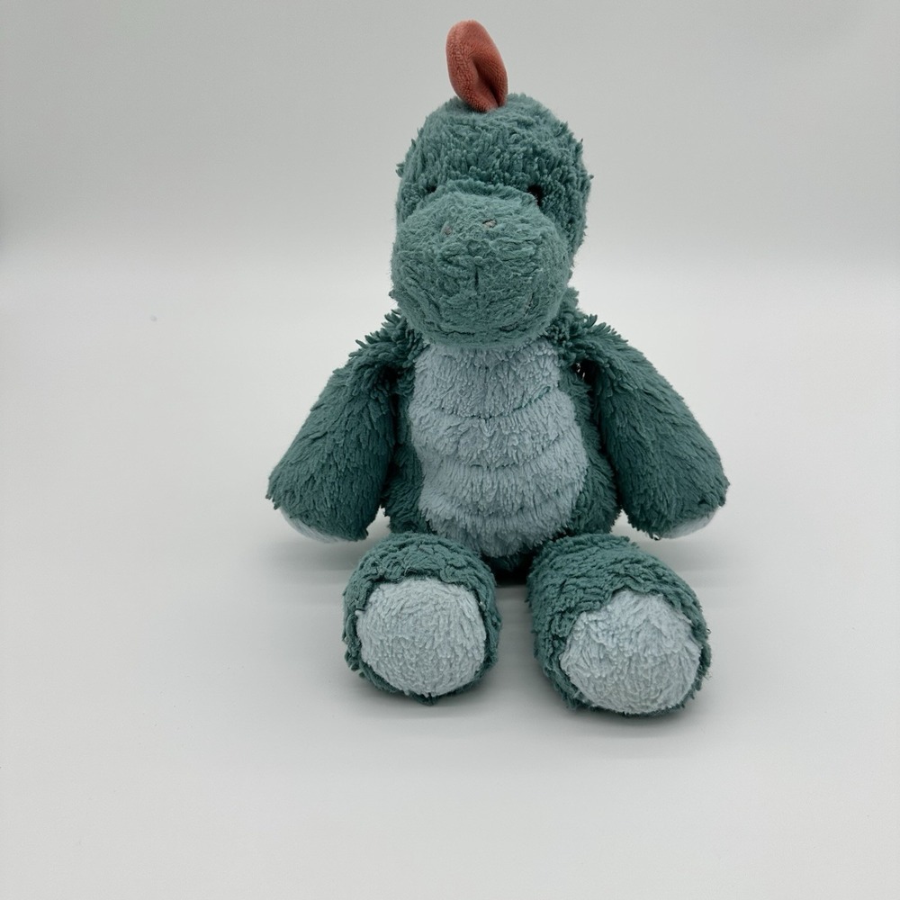 Mary Meyer Tagalong Dino Teal Green Dinosaur Plush Soft Stuffed Animal Toy 12122